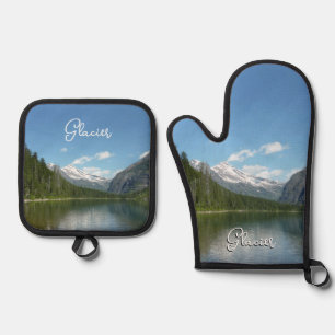 Ensemble De Gant De Cuisine Et De Manique Avalanche Lake I dans le parc national de Glacier