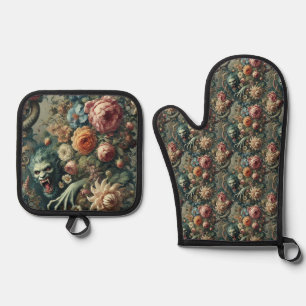 Ensemble De Gant De Cuisine Et De Manique Baroque Peril - gothique victorien