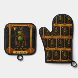 Ensemble De Gant De Cuisine Et De Manique C'était Le 'Tisme M'Lord Grenouille Mème Sensibili