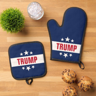 Ensemble De Gant De Cuisine Et De Manique Donald Trump à la présidence 2024