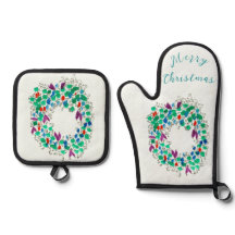 Joyeuse couronne colorée de Noël