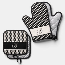 Polka-point noir et blanc