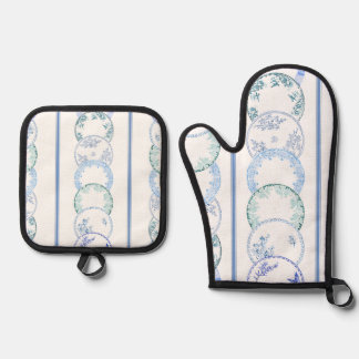 Ensemble De Gant De Cuisine Et De Manique Porte-pots et Mitt au four