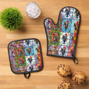 Ensemble De Gant De Cuisine Et De Manique Portugal