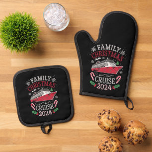 Ensemble De Gant De Cuisine Et De Manique Tenue assortie pour l'équipage de la croisière de