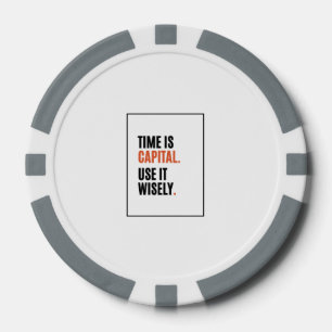 Ensemble de jetons de poker pour investisseurs