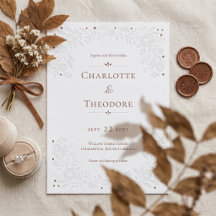 Ensemble de mariage cadre botanique floral élégant