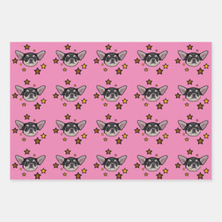 Ensemble de papier cadeau Chihuahua