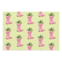 Ensemble de papier d'emballage Western Prints