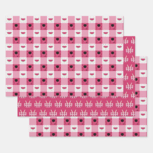 Ensemble de papier d'enveloppement de pique-nique 