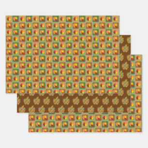 Ensemble de papier d'enveloppement de surface d'au