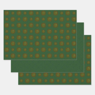 Ensemble de papier d'enveloppement Taurus Mandala