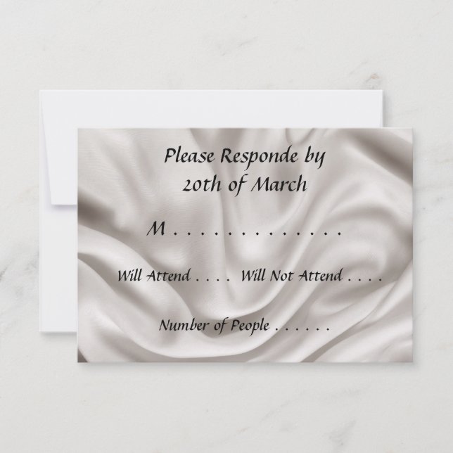 Ensemble de réponse de mariage crème (Devant)