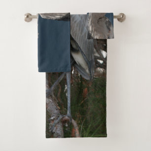 Ensemble de serviette de Bath de faune d'oiseaux