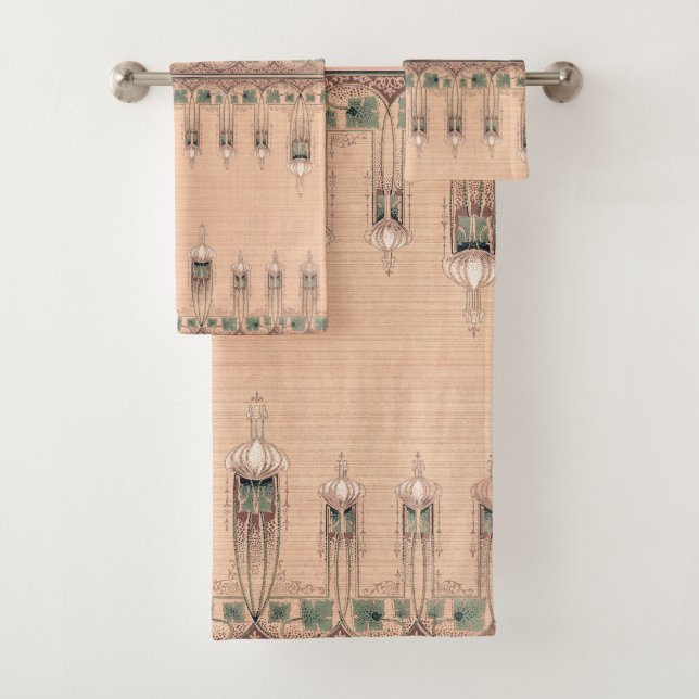 Ensemble de serviette de Bath de Nouveau Fleur de (En situation)