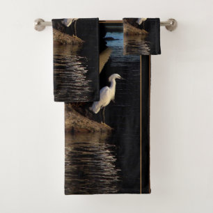 Ensemble de serviette de Bath de pêche de faune