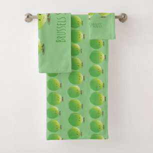 Ensemble de serviette de Bath des choux de