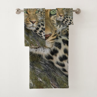 Ensemble de serviette de salle de bains de chat de