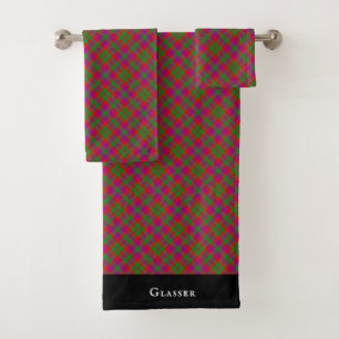 Ensemble de serviettes à carreaux tartan de la vil