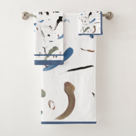 Ensemble de serviettes Abstraites élégant et moder