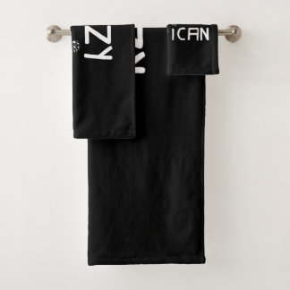 Ensemble de serviettes américain fou