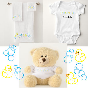 Ensemble de serviettes Bubbles et Canards