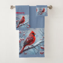 Ensemble De Serviettes Cardinal Personnalisable,