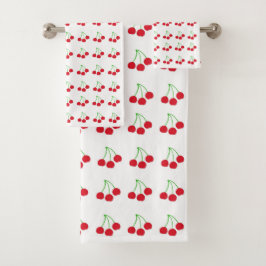 Ensemble de serviettes Cerises