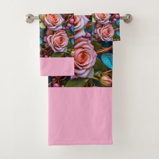 Ensemble de serviettes de bain (En situation)