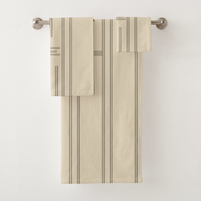 Ensemble de serviettes de bain (En situation)