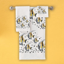 Ensemble de serviettes de bain Angelfish