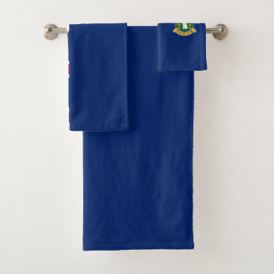 Ensemble de serviettes de bain avec le drapeau des