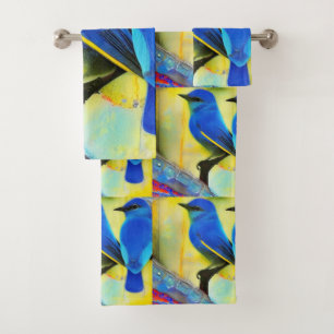 Ensemble de serviettes de bain Bluebird of Happine