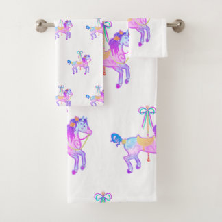Ensemble de serviettes de bain Carousel Pony