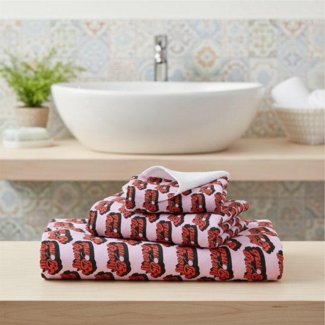 Ensemble de serviettes de bain Cherry Bomb (Créateur téléchargé)