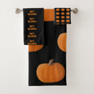 Ensemble de serviettes de bain Citrouille Hallowee