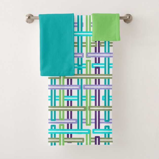 Ensemble de serviettes de bain cool (En situation)