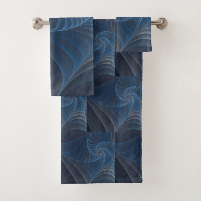 Ensemble de serviettes de bain élégant et personna (En situation)