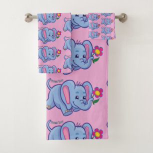Ensemble de serviettes de bain Éléphant Daisy dans