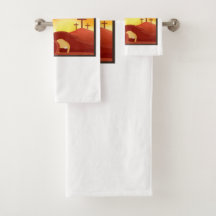 Ensemble de serviettes de bain en acronyme Christ