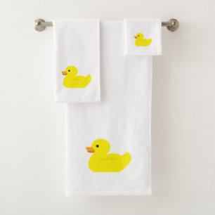 Ensemble de serviettes de bain en caoutchouc peint