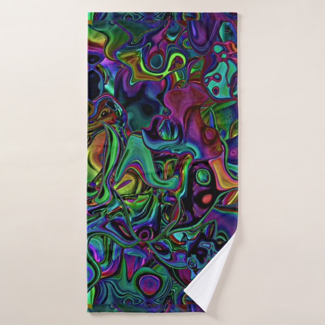 Ensemble de serviettes de bain en fonte de cerveau (Serviette de bain)