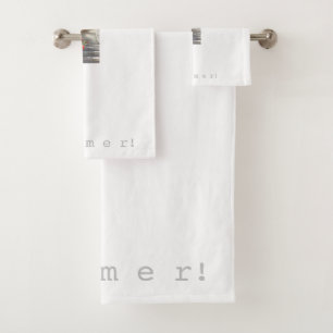 Ensemble de serviettes de bain Juego Toallon y Toa