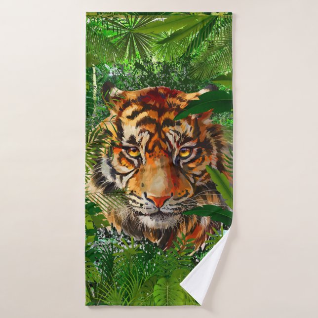 Ensemble de serviettes de bain Jungle Tiger | Tigr (Serviette de bain)