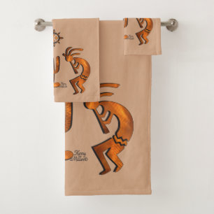 Ensemble de serviettes de bain Kokopelli Sud-Ouest