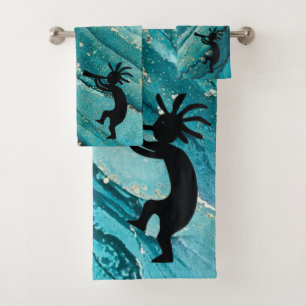 Ensemble de serviettes de bain Kokopelli Sud-Ouest