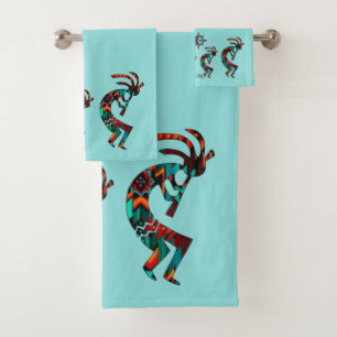 Ensemble de serviettes de bain Kokopelli Sud-Ouest