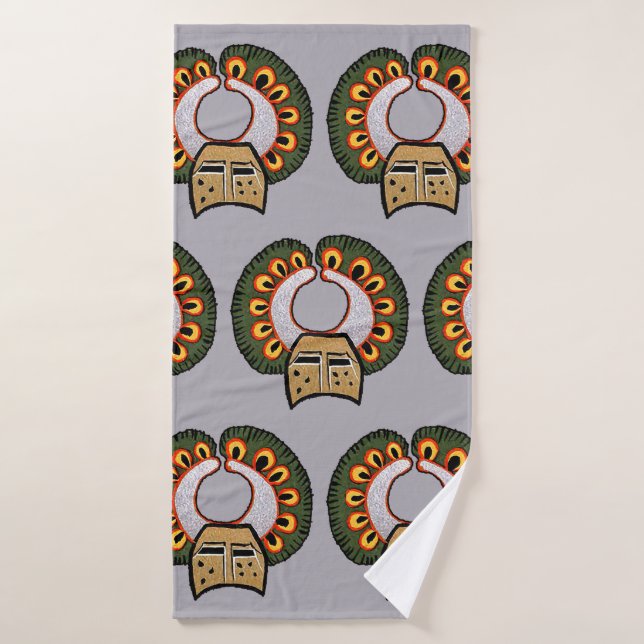Ensemble de serviettes de bain médiéval (Serviette de bain)