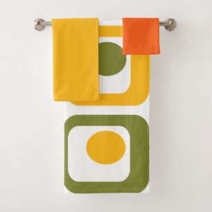 Ensemble De Serviettes De Bain Moderne Du Milieu D