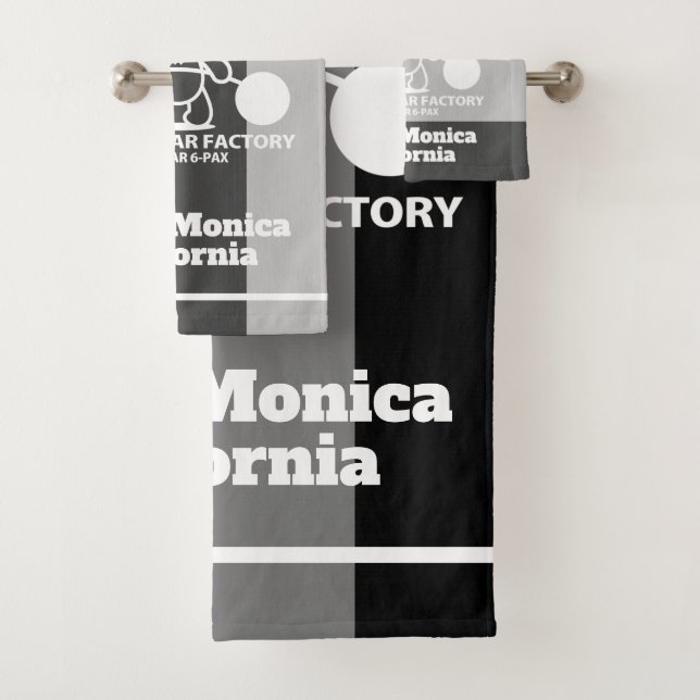 Ensemble de serviettes de bain MONO 2020 Gummy Bea (En situation)